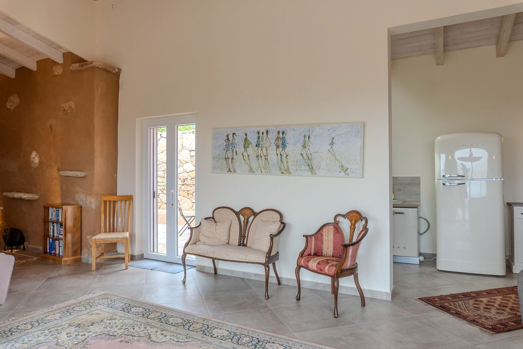Estoi country estate — eastern wing sitting room with fireplace
